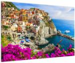 Mivali Tablou - Satul italian Manarola, dintr-o bucată 90x60 cm (V023181V9060)