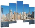 Mivali Tablou - Manhattan în New York, din cinci bucăți 125x90 cm (V021213V12590)