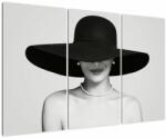 Mivali Tablou - Femeia cu pălărie, din trei bucăți 120x80 cm (V023036V120803PCS)