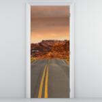 Mivali Fototapet pentru ușă - Drum forestier (D020843D95205)