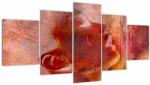 Mivali Tablou - Profilul feței feminine (cu ceas), din cinci bucăți 150x80 cm cu ceas (V023412V15080C)