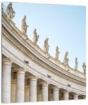 Mivali Tablou pe sticlă - Vatican, dintr-o bucată 30x30 cm pe sticlă (V021734V3030GD)