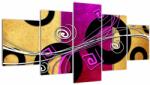 Mivali Tablou abstracției, din cinci bucăți 150x80 cm (V022066V150805PCS)