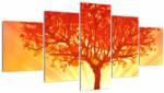 Mivali Tablou - Copac în lumina soarelui, din cinci bucăți 150x80 cm (V022659V150805PCS)
