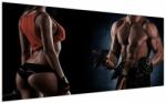 Mivali Tablou - Fitness, dintr-o bucată 200x100 cm (V023830V200100)