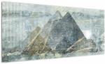 Mivali Tablou - Piramide în filtru albastru, dintr-o bucată 100x40 cm (V023357V10040)