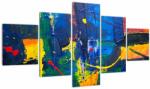 Mivali Tablou - Abstract, din cinci bucăți 125x70 cm (V022580V12570)
