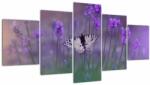 Mivali Tablou - fluture în lavandă, din cinci bucăți 150x80 cm (V021452V150805PCS)
