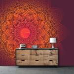 Mivali Fototapet - Mandala, culori Închise, vlies, 392x272 cm (T100530TQ8)