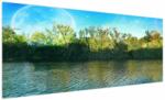 Mivali Tablou - lac, dintr-o bucată 250x125 cm (V020316V250125)
