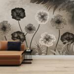 Mivali Fototapet - Flori, pastel, vlies, 147x102 cm (T100926TQ3)
