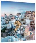 Mivali Tablou - Amurg în Santorini, dintr-o bucată 40x40 cm (V021616V4040)