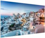 Mivali Tablou - Amurg în Santorini, dintr-o bucată 150x100 cm (V021616V150100)