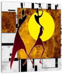 Mivali Tablou pe sticlă cu pictură epochală străveche, dintr-o bucată 30x30 cm pe sticlă (V022057V3030GD)