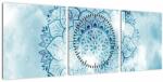 Mivali Tablou - Mandala cerească (cu ceas), din trei bucăți 90x30 cm cu ceas (V022927V9030C)