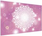 Mivali Tablou - Mandala pe fundal roz, dintr-o bucată 150x100 cm (V023690V150100)