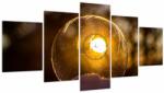 Mivali Tablou - Bulă transparentă (cu ceas), din cinci bucăți 150x80 cm cu ceas (V022640V15080C)