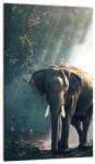 Mivali Tablou cu elefant în djunglă, dintr-o bucată 20x30 cm (V020490V2030)