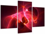 Mivali Tabloul modern cu abstacție roz, din trei bucăți 90x60 cm (V020127V90603PCS)