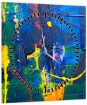 Mivali Tablou - Abstract (cu ceas), dintr-o bucată 30x30 cm cu ceas (V022580V3030C)