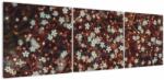 Mivali Tablou cu floare de nu mă uita, din trei bucăți 150x50 cm (V020811V15050)