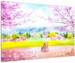 Mivali Tablou - Căprioară pictată, acuarelă, dintr-o bucată 90x60 cm (V023018V9060)
