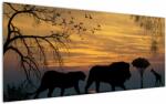 Mivali Tablou cu Safari, dintr-o bucată 120x50 cm (V020692V12050)