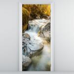Mivali Fototapet pentru ușă - Pârâu de munte (D021701D95205)