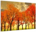 Mivali Tablou pe sticlă - Toamna, dintr-o bucată 70x50 cm pe sticlă (V022510V7050GD)