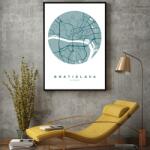 Mivali Poster - Bratislava, mărimea A1 (S040164SA1)