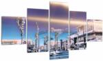 Mivali Tablou cu strada în Las Vegas, din cinci bucăți 125x70 cm (V020567V12570)