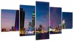 Mivali Tablou orașului nocturn, din cinci bucăți 150x80 cm (V020362V150805PCS)