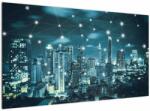 Mivali Tablou - Metropolă stălucitoare, dintr-o bucată 120x70 cm (V023345V12070)