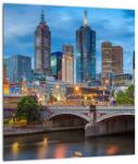 Mivali Tablou cu orașul Melbourne, dintr-o bucată 30x30 cm (V020715V3030)