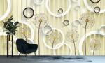 Mivali Fototapet - Păpădii abstract, vlies, 392x272 cm (T100024TQ8)