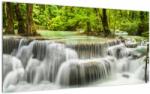 Mivali Tablou pe sticlă cu cascade, dintr-o bucată 100x50 cm pe sticlă (V020693V10050GD)