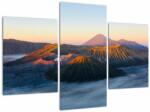 Mivali Tablou cu muntele Bromo în Indonesia, din trei bucăți 90x60 cm (V021671V90603PCS)