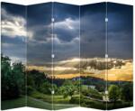 Mivali Paravan - Peisaj și raze de soare, din 5 bucăți, 210x170 cm (P020694P225180)