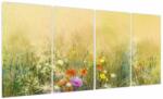 Mivali Tablou - Pajiște pictată, din patru bucăți 160x80 cm (V023852V16080)