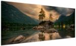 Mivali Tablou - lacul în munți, dintr-o bucată 250x125 cm (V020080V250125)