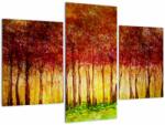 Mivali Tablou - Pictura pădurii cu frunziș, din trei bucăți 90x60 cm (V021984V90603PCS)