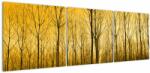 Mivali Tablou cu pădure în apus de soare, din trei bucăți 150x50 cm (V020905V15050)