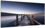 Mivali Tablou pe sticlă - Pe dig, dintr-o bucată 100x50 cm pe sticlă (V021648V10050GD)