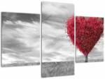 Mivali Tablou -Inima din coroanele copacilor, din trei bucăți 90x60 cm (V022033V90603PCS)