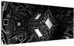Mivali Tablou cu un cub abstract, dintr-o bucată 120x50 cm (V020830V12050)