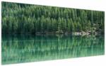 Mivali Tablou - Coniferi lângă lac, dintr-o bucată 200x100 cm (V021328V200100)