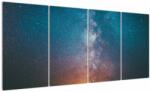 Mivali Tablou - Calea lactee, din patru bucăți 160x80 cm (V021669V16080)