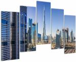 Mivali Tablou - Dimineața la Dubai, din cinci bucăți 125x90 cm (V021714V12590)