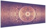 Mivali Tablou - Mandala pe gradient violet, dintr-o bucată 250x125 cm (V023593V250125)