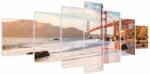 Mivali Tablou - Golden Gate Bridge, din șapte bucăți 210x100 cm (V023920V210100)